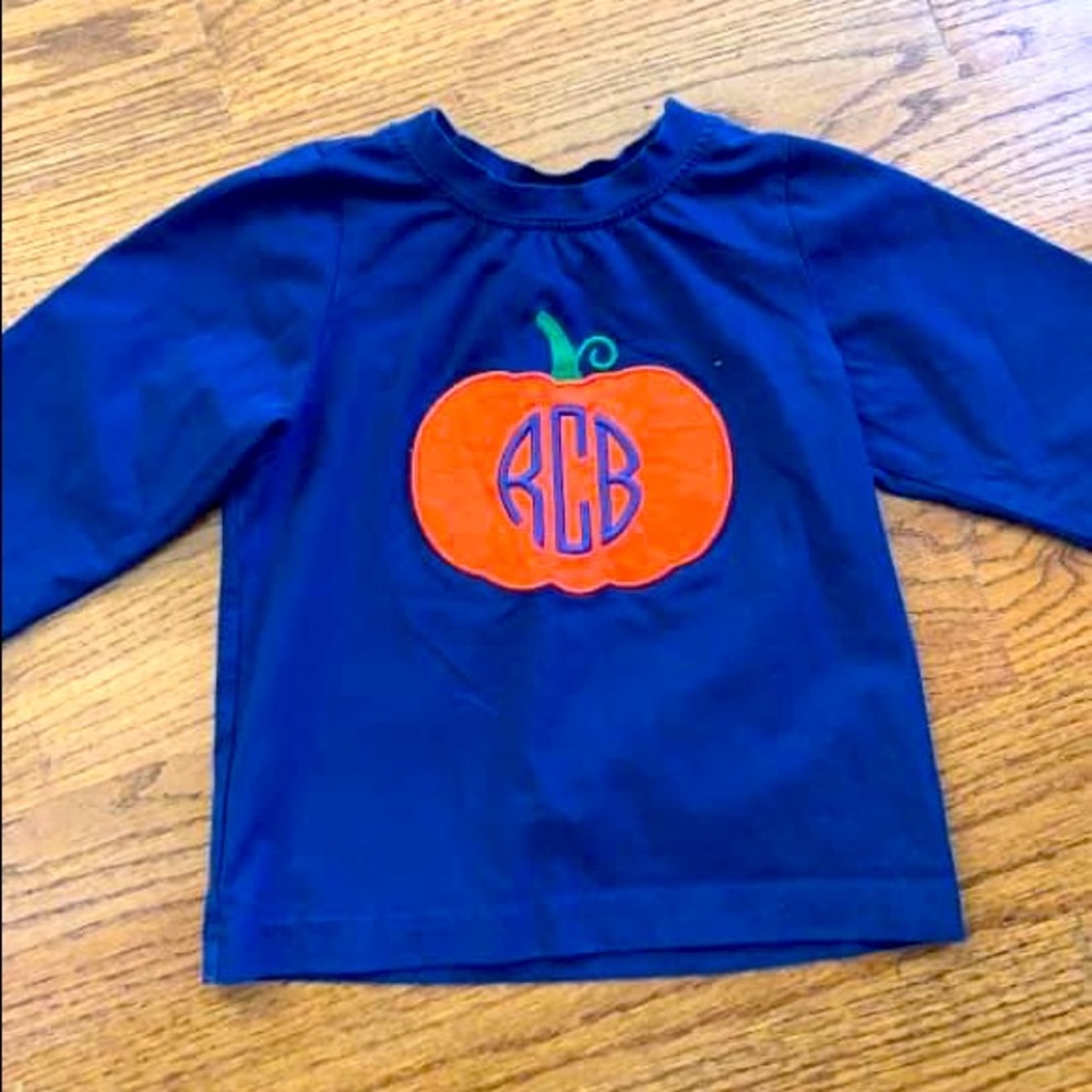 Long sleeve Pumpkin Shirt with Monogram RCB